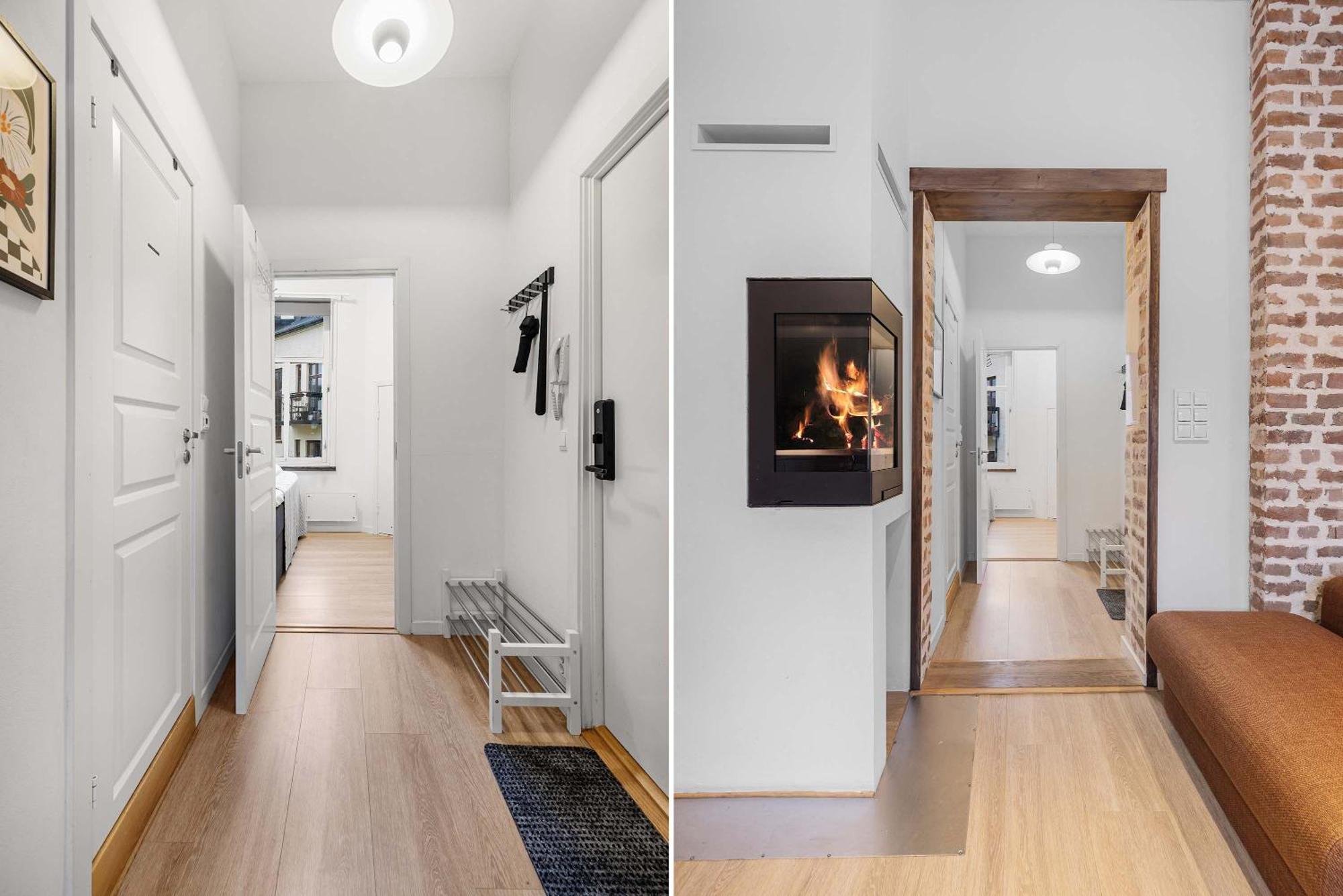 Leilighet Dinbnb L Stylish - Fireplace & Balcony In Oslo